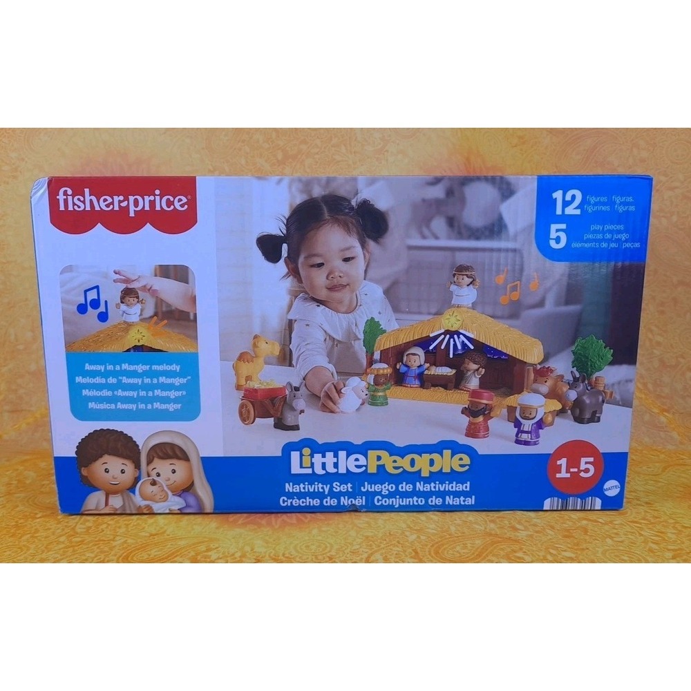 Fisher-Price‎ Little People Nativity Set With Music Lights and 18 Pieces